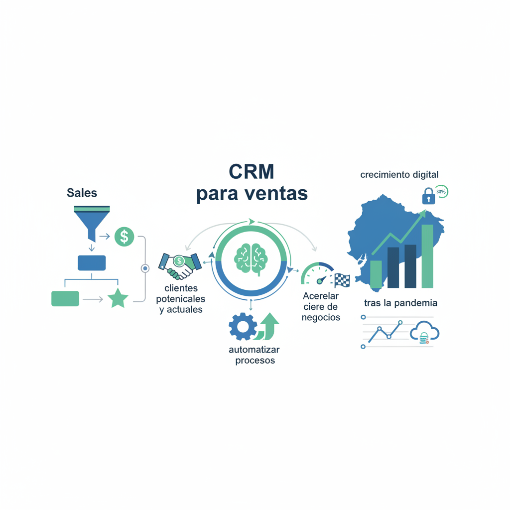 Infografía: CRM para Ventas: Mejora tu Proceso y Cierra Más Negocios